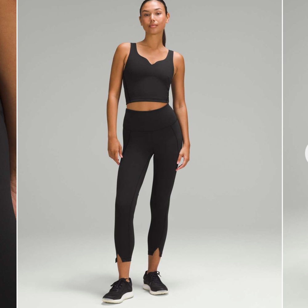 Lululemon Wunder Train High-Rise Tight 25" *Hem Slit
Black